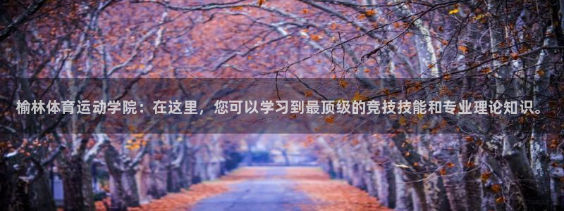 米兰体育官网下载平台假的吗是真的吗：榆林体育运动学院
