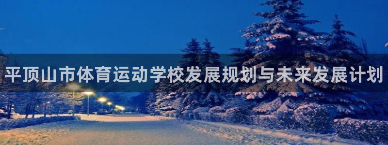 米兰体育官方正版app官网：平顶山市体育运动学校发展规划与未